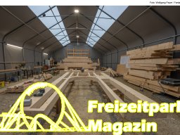 Aufbau des Themenbereichs „Sonnenbucht“ in FANTASIA (Dezember 2024)